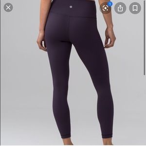 Dark Purple Lululemon Leggings (size 4)